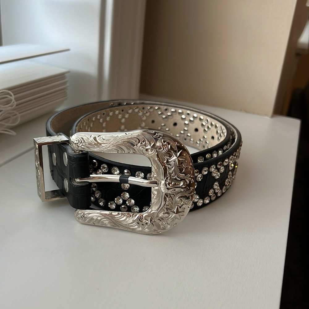 Rod’s Western Genuine Leather Belt w/ Longhorn Buckle
